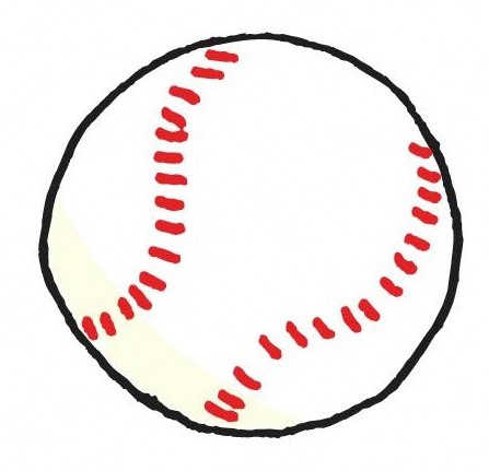 野球ボールの画像