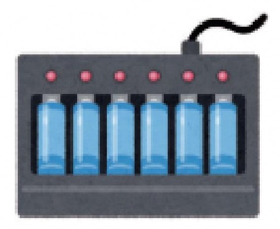 小型充電式電池の画像 