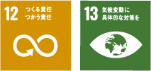 SDGsアイコン（ゴール12,13）