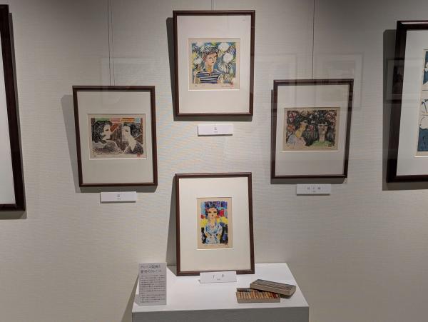 クレパス版画の展示の写真1