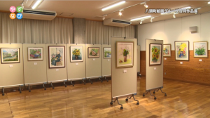 作品展の展示の様子