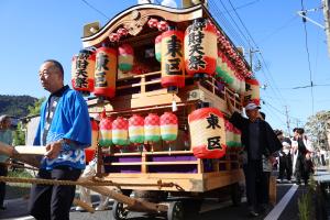 郡家東地区の屋台