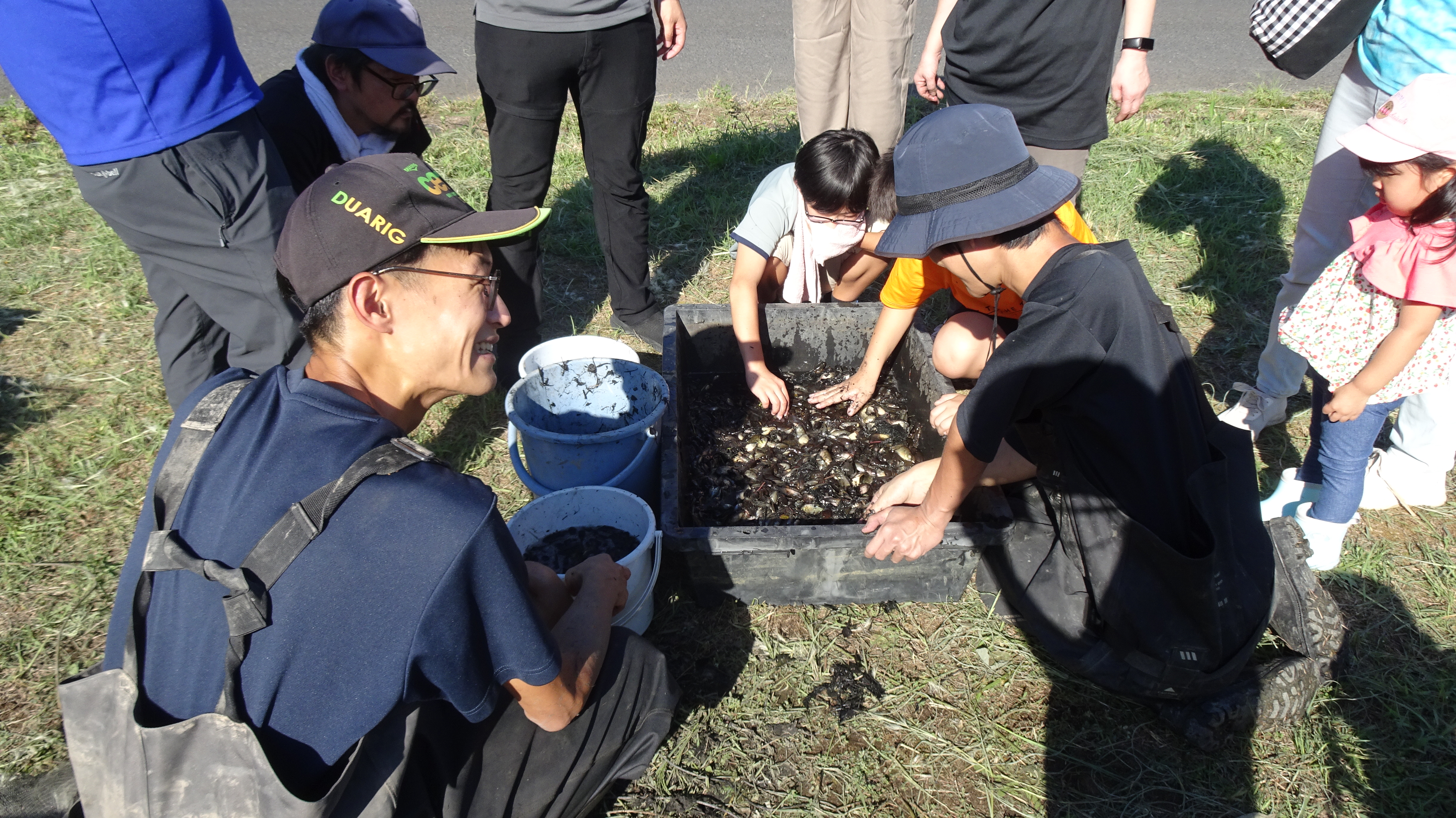 活動報告会兼観察会の様子