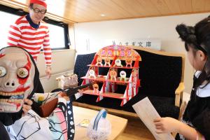 射的に挑戦する子ども