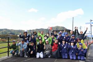 作業後の集合写真