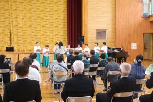 船岡コーラスさざんかによる活動発表