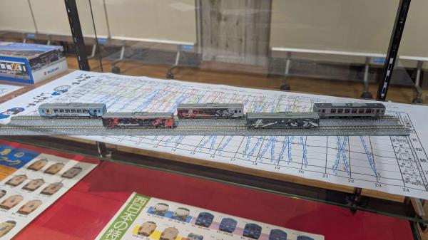 歴代隼ラッピング車両模型