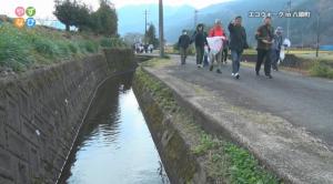 安井宿地内のウォーキング