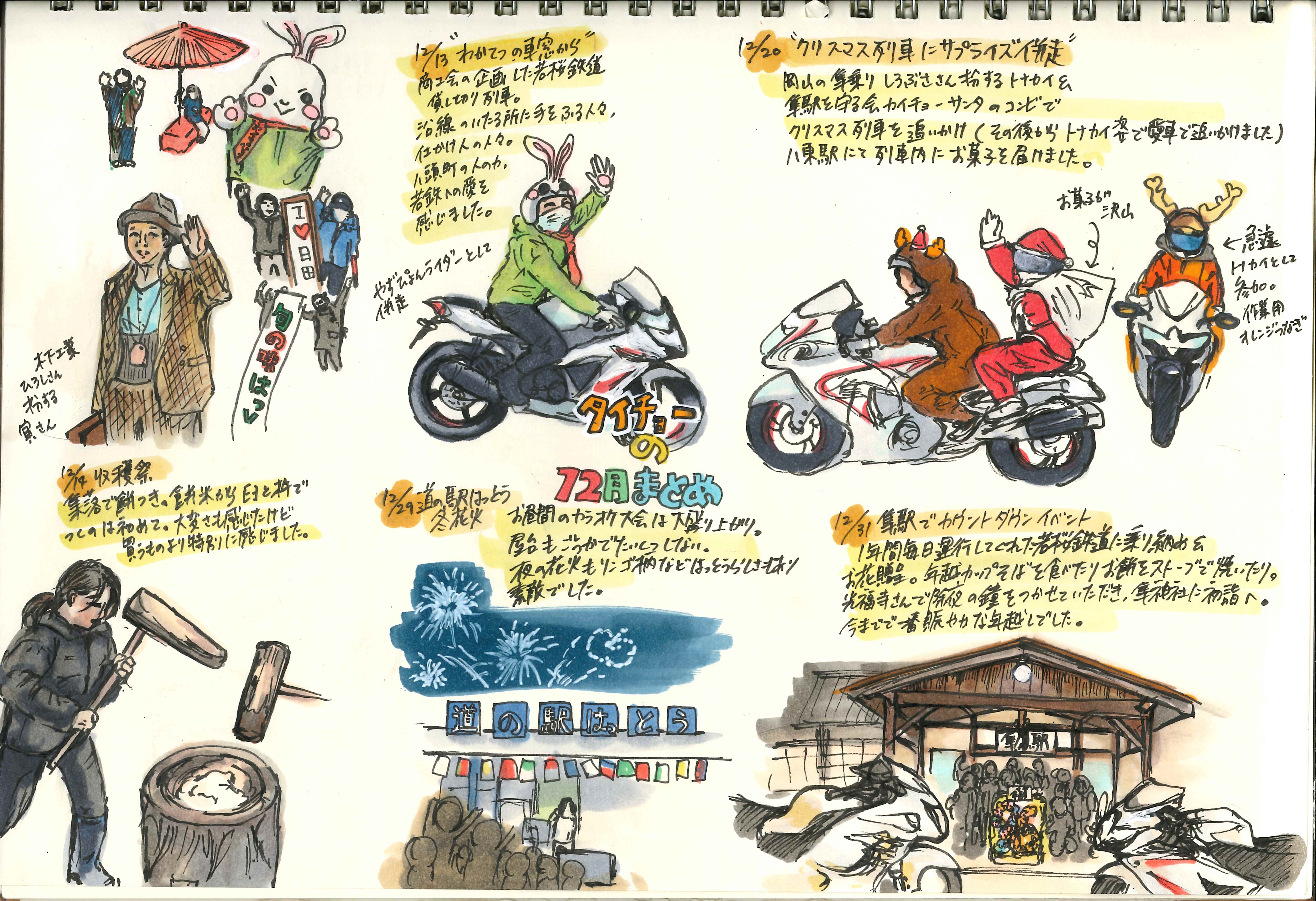 12月の活動イラスト