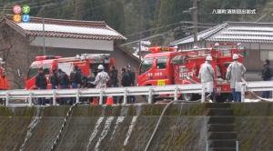 放水訓練の準備