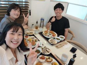 研修生との写真