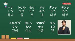 ひとつからとおまでの例示