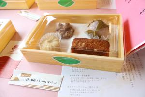 復路に提供された和菓子