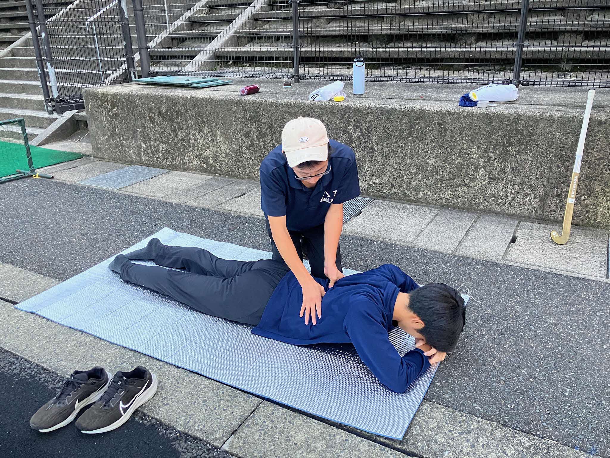 八頭高でのケア