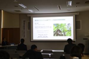 受賞報告会の様子