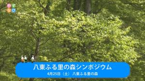 八東ふる里の森シンポジウム タイトル画面
