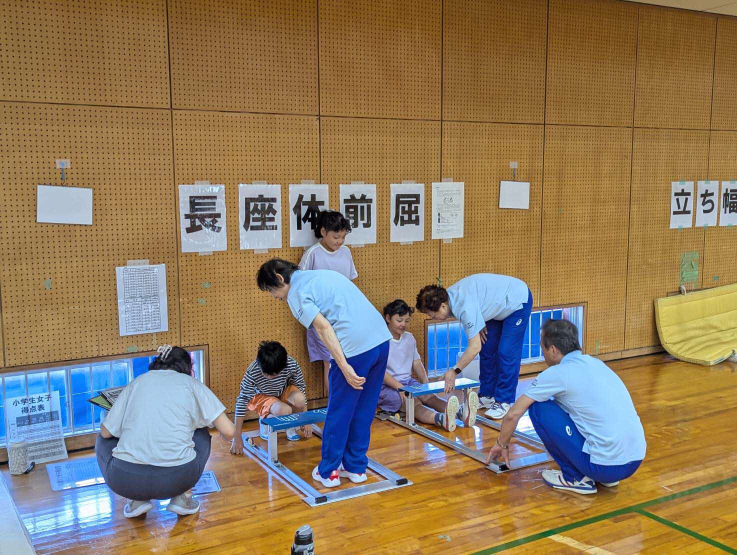 種目を楽しむ親子