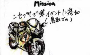 紹介した活動の一翼を担う、ツーリングガチャの指示書​（抜粋）2
