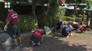 清掃活動の様子