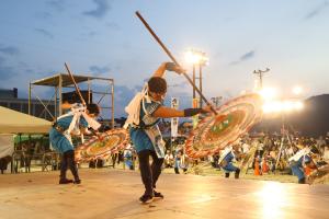久能寺傘踊り保存会の傘踊り