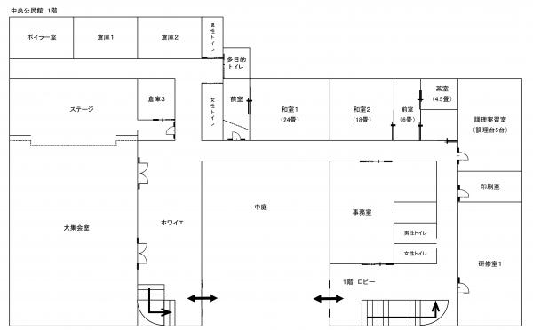 1階平面図