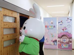 出演準備中のやずぴょん