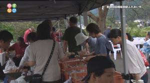 ふれあい市の様子